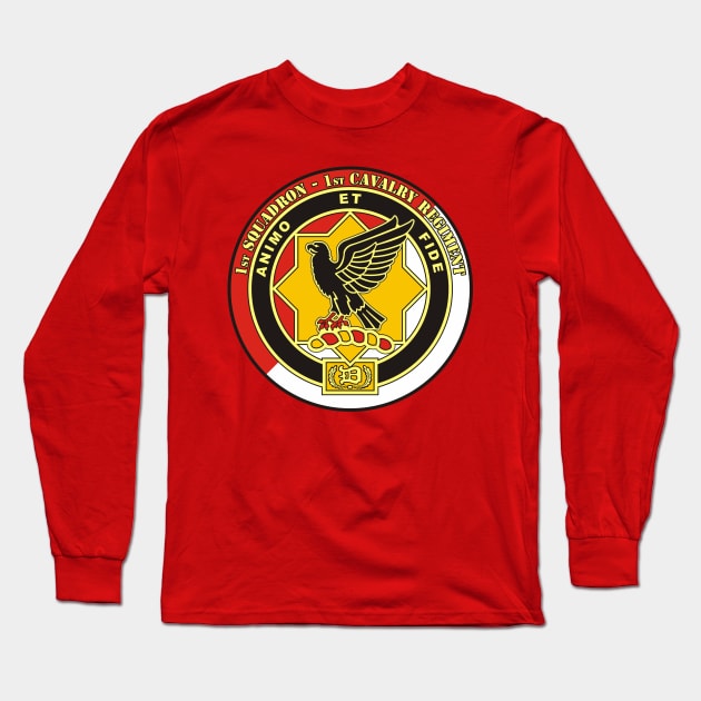1st Squadron, 1st Cavalry Regiment - U.S. Army Long Sleeve T-Shirt by MBK